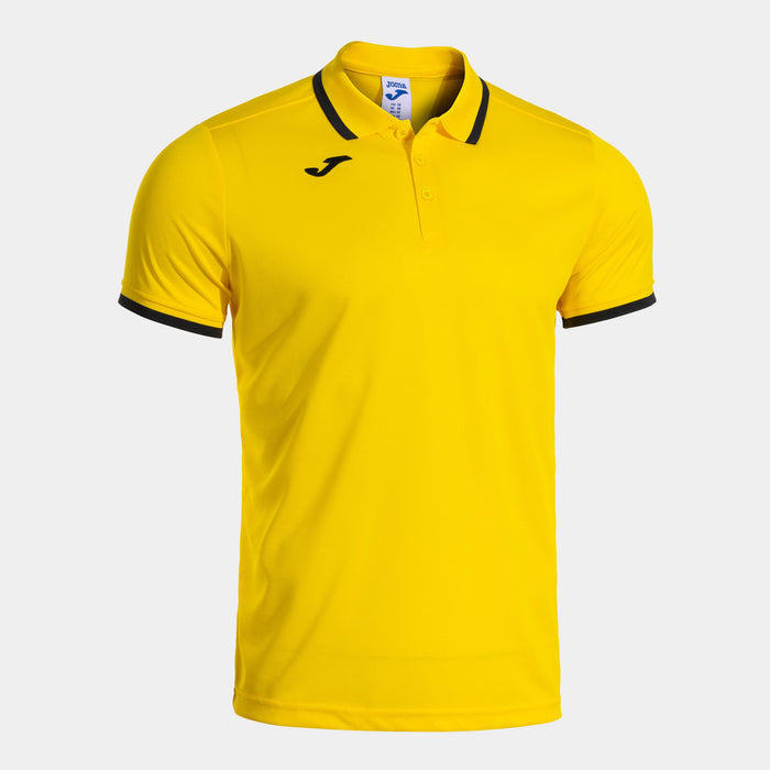 Joma Combi Premium Short Sleeve Polo in yellow