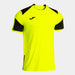 Joma Danubio IV Short Sleeve T-Shirt with yellow and black accents