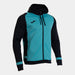 Joma Lider Hooded Jacket in blue and black