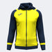 Joma Lider Hooded Jacket in yellow and navy