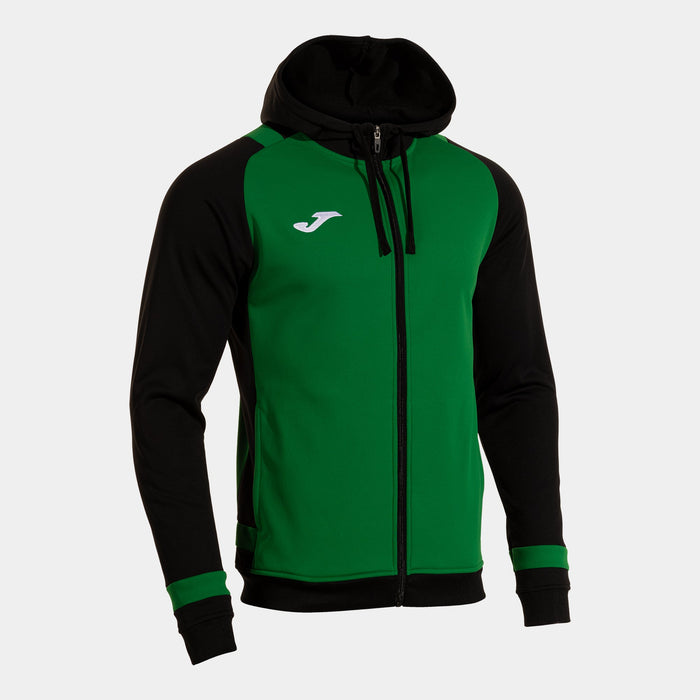 Joma Lider Hooded Jacket in green and black