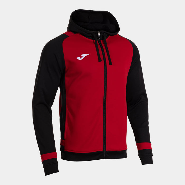 Joma Lider Hooded Jacket in red and black