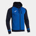 Joma Lider Hooded Jacket in royal blue and navy