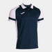 Joma Lider Short Sleeve Polo Shirt in navy and white