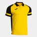 Joma Lider Short Sleeve Polo Shirt in yellow and black