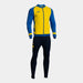 Joma Lider Tracksuit with a royal blue and yellow track jacket and navy and yellow pants