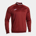 Joma Combi Premium Sweatshirt in burgundy with white trim