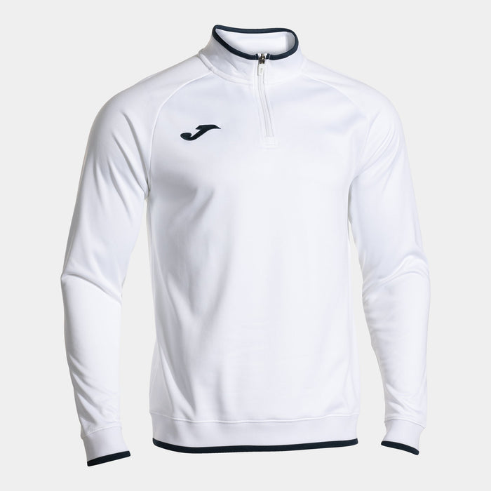 Joma Combi Premium Sweatshirt in white with black trim