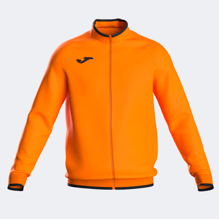 Joma Combi Premium Full Zip Jacket in orange with black trim