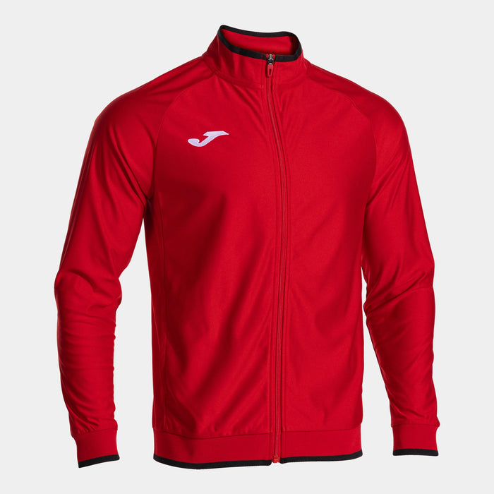 Joma Combi Premium Full Zip Jacket in red with black trim
