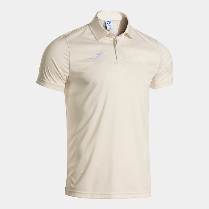 Joma Cricket Short Sleeve Polo in white