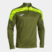 Joma Championship VIII 1/4 Zip Sweatshirt in green and yellow