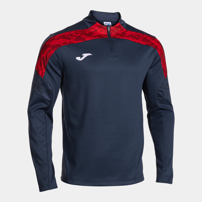 Joma Championship VIII 1/4 Zip Sweatshirt in navy and red