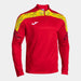 Joma Championship VIII 1/4 Zip Sweatshirt in red and yellow