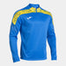 Joma Championship VIII 1/4 Zip Sweatshirt in royal blue and yellow