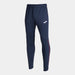 Joma Championship VIII Long Pants in navy with red stripe along the left leg