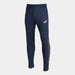 Joma Championship VIII Long Pants in navy with yellow stripe along the left leg